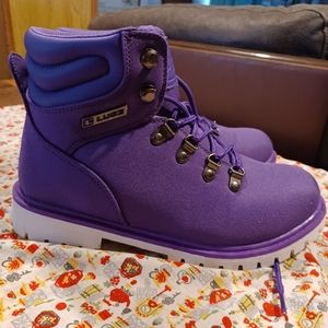 Women's 8.5 purple Lugz vegan hiking boots